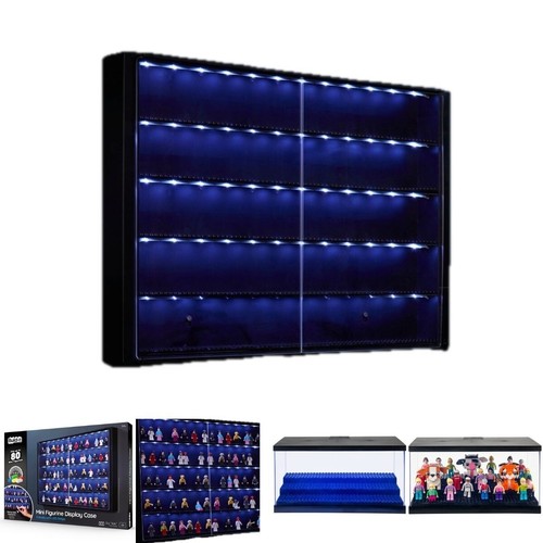 Minifigure display case led - display,