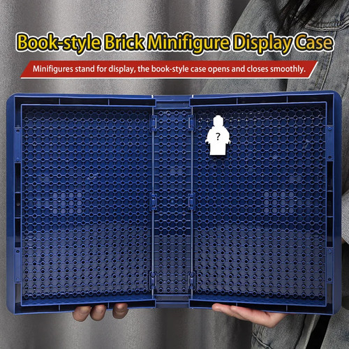 Book style minifigure display - book-style,