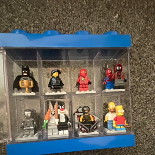 Lego minifigures display case - lego,
