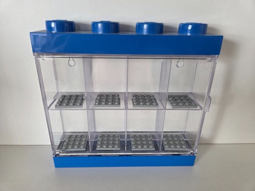 Lego 4065 blue display case - lego,