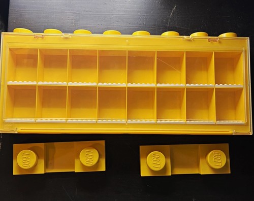 Lego yellow wall mount display - yellow,