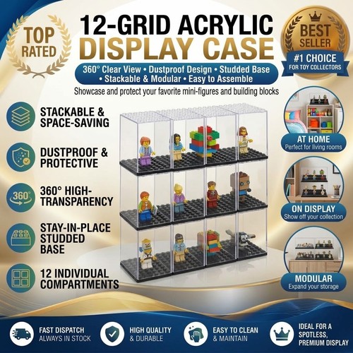 Tier display case for - display, lego